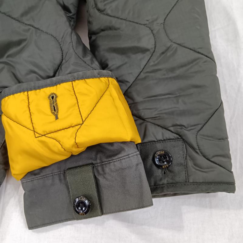 ジースターロゥ G-STAR RAW コート コート一般 G-STAR RAW ジースターロゥ Vodan Quilted Parka キルティングレイヤードコート ミリタリーコート 3WAY XS 無地 X ロゴ、文字 カーキ / カーキ / khaki メンズ USED 古着 中古 50129449