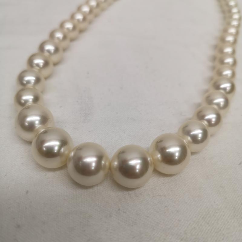 古着 USED アクセサリー ネックレス、ペンダント YUMI KATSURA 桂由美 パール調 トリート ネックレス イヤリング セット - 白 / ホワイト / white レディース USED 古着 中古 50129459