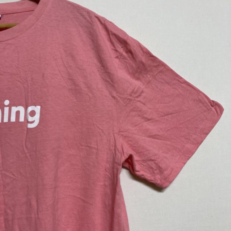 エニシング ANYTHING Tシャツ 半袖 aNYthing ロゴプリント 半袖 クルーネック Tシャツ XXL XXL ロゴ、文字 X プリント 桃 / ピンク / pink メンズ USED 古着 中古 50129507