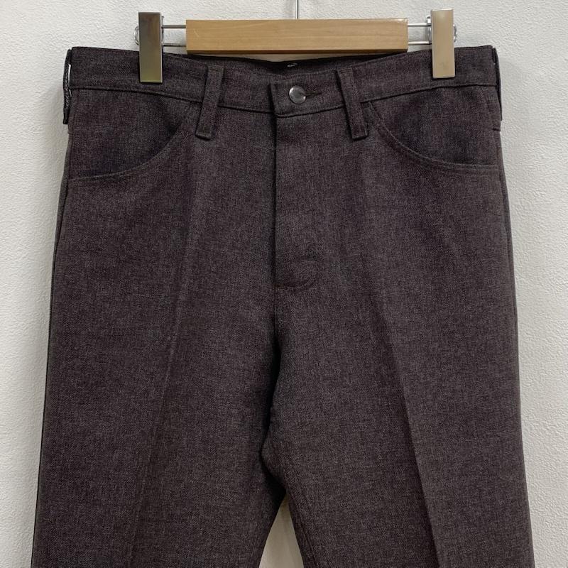 ラングラー Wrangler パンツ スラックス WRANCHER DRESS JEANS ランチャー 82HO フレア スラックス 30インチ ワンポイント ダークブラウン / ダークブラウン / メンズ USED 古着 中古 50129530