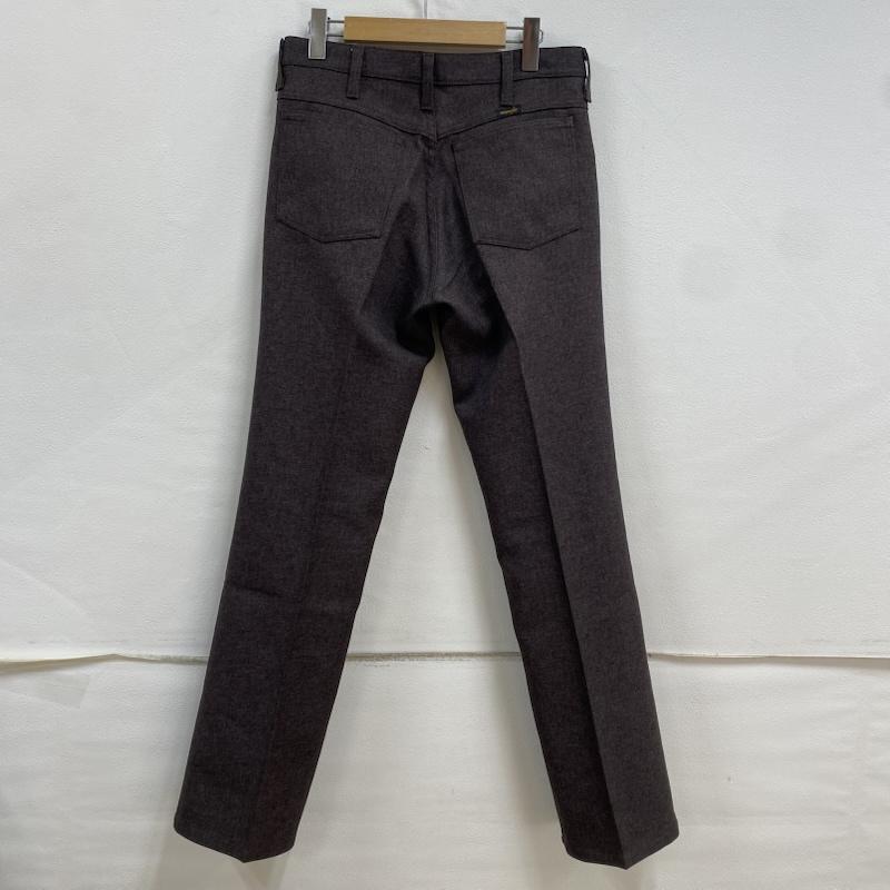 ラングラー Wrangler パンツ スラックス WRANCHER DRESS JEANS ランチャー 82HO フレア スラックス 30インチ ワンポイント ダークブラウン / ダークブラウン / メンズ USED 古着 中古 50129530