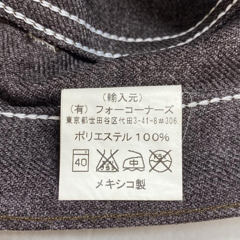 ラングラー Wrangler パンツ スラックス WRANCHER DRESS JEANS ランチャー 82HO フレア スラックス 30インチ ワンポイント ダークブラウン / ダークブラウン / メンズ USED 古着 中古 50129530