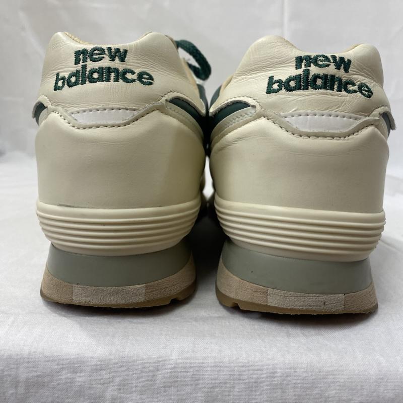 ニューバランス New Balance スニーカー スニーカー ou576ame The Apartment × New Balance 576 Off White US9.5 / 27.5cm Dワイズ US：9.5 ロゴ、文字 オフホワイト / オフホワイト / X 緑 / グリーン / green メンズ USED 古着 中古 50129608