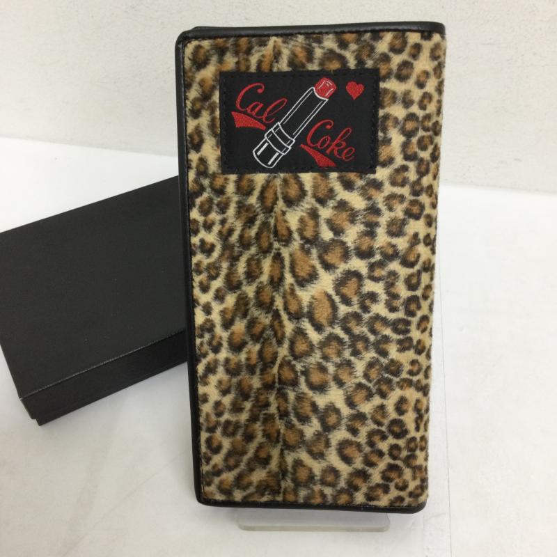 古着 USED 財布 長財布 CAL-COKE PEPPERMINT 長財布 カルコーク ペパーミント クリームソーダ - ヒョウ柄・レオパード柄 メンズ USED 古着 中古 50129611