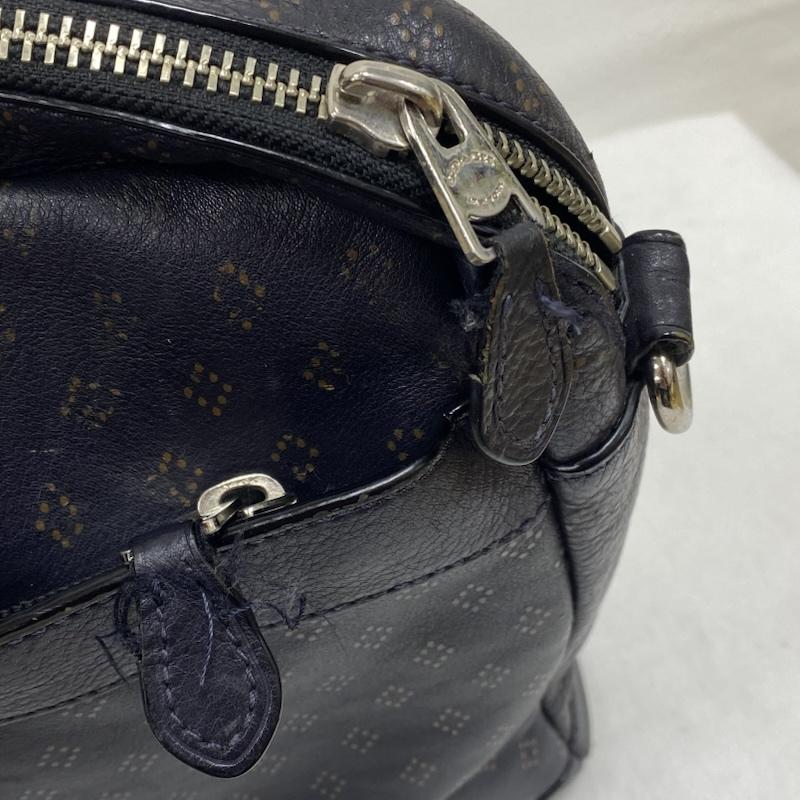 コーチ COACH ブリーフケース、書類かばん ブリーフケース、書類かばん 2WAY ビジネスバッグ ブリーフケース HUDSON BAG IN SMOOTH LEATHER レザー シボ革 - 総柄 X ロゴ、文字 紺 / ネイビー / navy メンズ USED 古着 中古 50129631