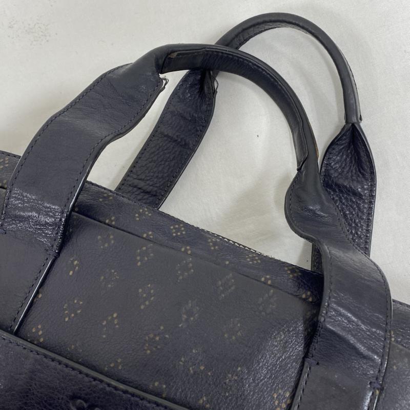 コーチ COACH ブリーフケース、書類かばん ブリーフケース、書類かばん 2WAY ビジネスバッグ ブリーフケース HUDSON BAG IN SMOOTH LEATHER レザー シボ革 - 総柄 X ロゴ、文字 紺 / ネイビー / navy メンズ USED 古着 中古 50129631