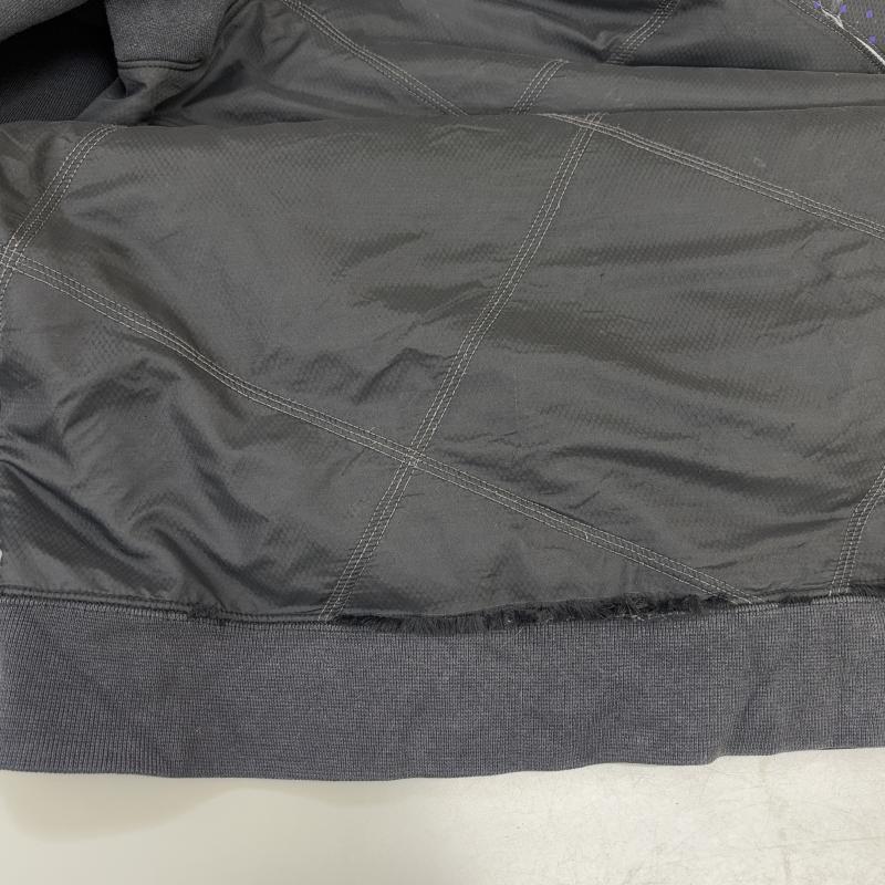ナイキ NIKE パーカー 長袖 319157-010 ナイロン スウェット コンビ プルオーバー フーディ 長袖 パーカー 黒 ブラック ビッグサイズ - 黒 / ブラック / black メンズ USED 古着 中古 50129652