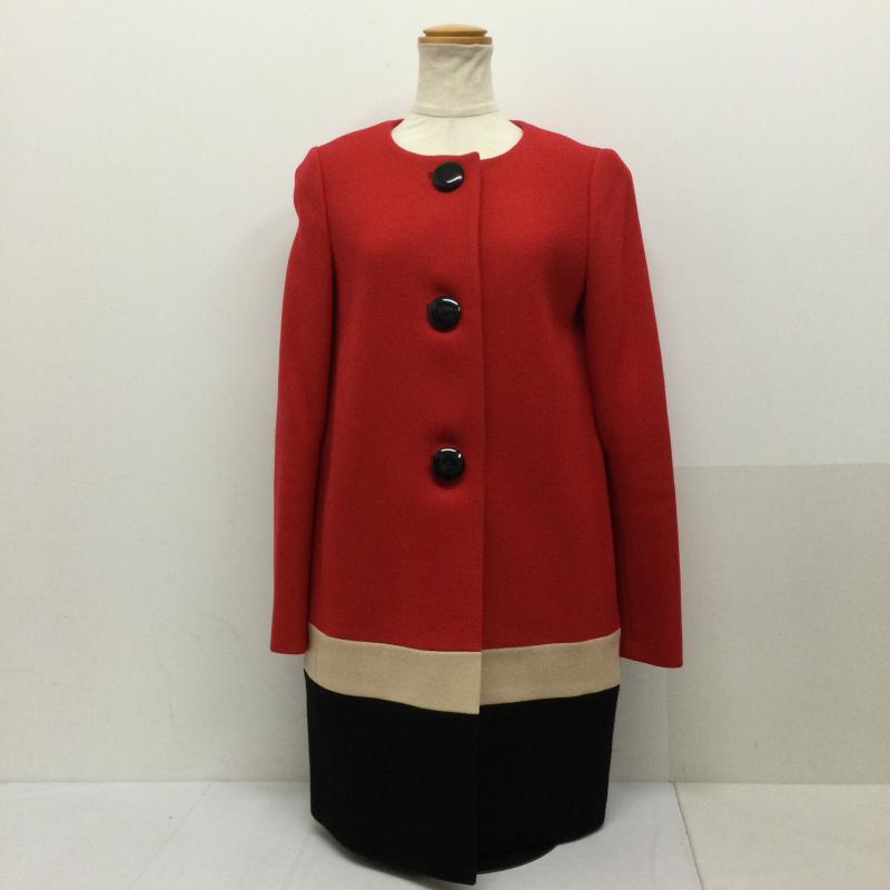 ケイトスペード Kate Spade コート コート一般 kate spade new york コート 2 ウール RED 024-251043 2 無地 赤 / レッド / red レディース USED 古着 中古 50129683
