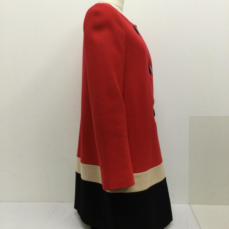 ケイトスペード Kate Spade コート コート一般 kate spade new york コート 2 ウール RED 024-251043 2 無地 赤 / レッド / red レディース USED 古着 中古 50129683