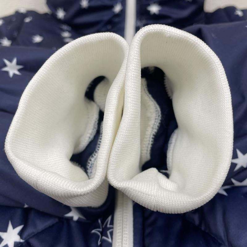 キャロウェイ CALLAWAY ジャケット、上着 ジャンパー、ブルゾン ゴルフウェア 2WAY 中綿 ブルゾン ジャケット フルジップ 星柄 総柄 袖着脱式 241-8210806 L プリント X 総柄 X 星 白 / ホワイト / white X 青 / ブルー / blue レディース USED 古着 中古 50129698