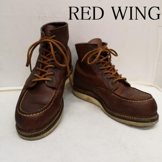 レッドウィング RED WING ブーツ 一般 10年 1907 アイリッシュセッター クラシックモック カッパー ラフ＆タフ モックトゥ ブーツ 26.5cm 茶 / ブラウン / brown メンズ USED 古着 中古 50129739