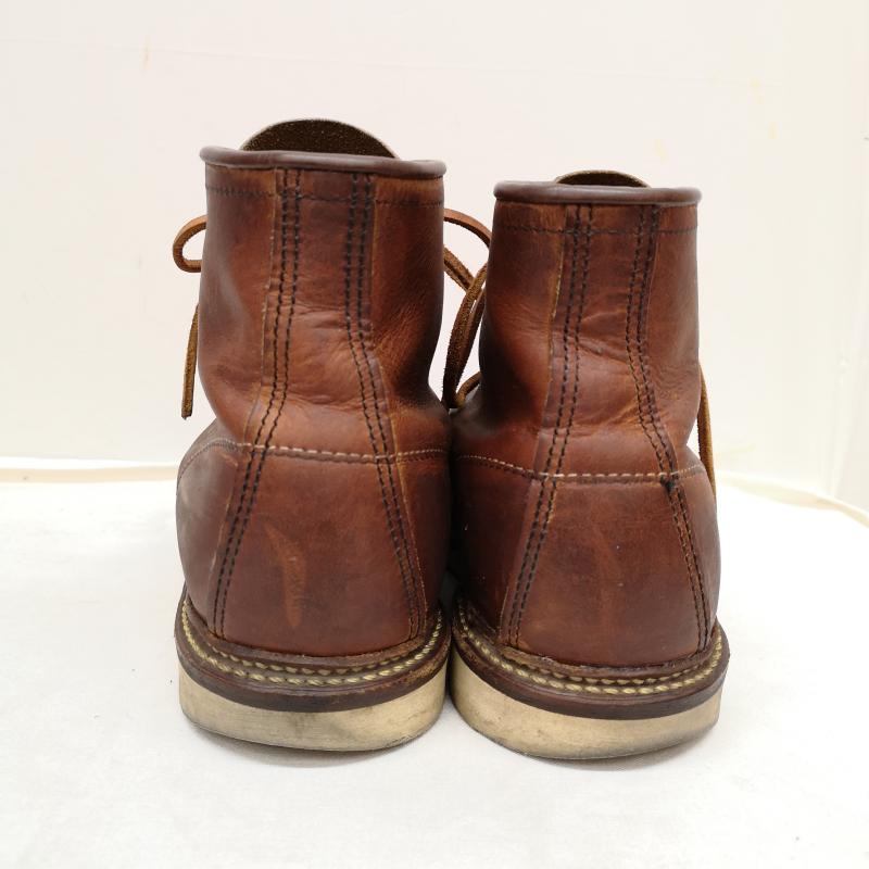 レッドウィング RED WING ブーツ 一般 10年 1907 アイリッシュセッター クラシックモック カッパー ラフ＆タフ モックトゥ ブーツ 26.5cm 茶 / ブラウン / brown メンズ USED 古着 中古 50129739