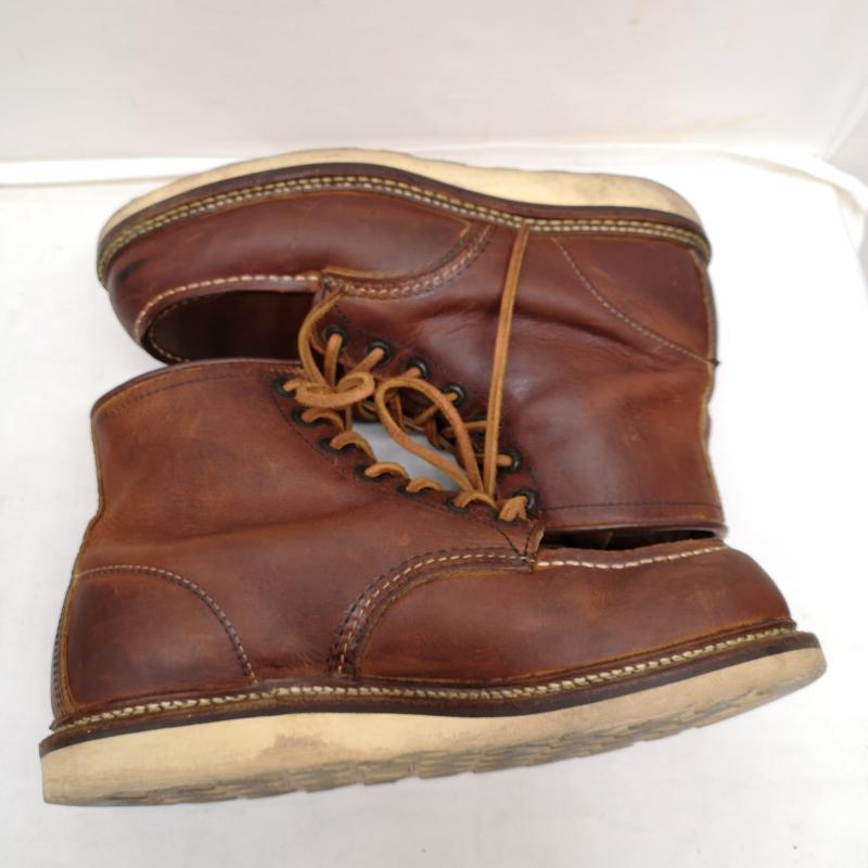 レッドウィング RED WING ブーツ 一般 10年 1907 アイリッシュセッター クラシックモック カッパー ラフ＆タフ モックトゥ ブーツ 26.5cm 茶 / ブラウン / brown メンズ USED 古着 中古 50129739