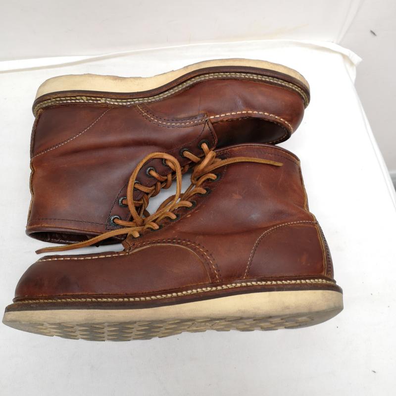 レッドウィング RED WING ブーツ 一般 10年 1907 アイリッシュセッター クラシックモック カッパー ラフ＆タフ モックトゥ ブーツ 26.5cm 茶 / ブラウン / brown メンズ USED 古着 中古 50129739