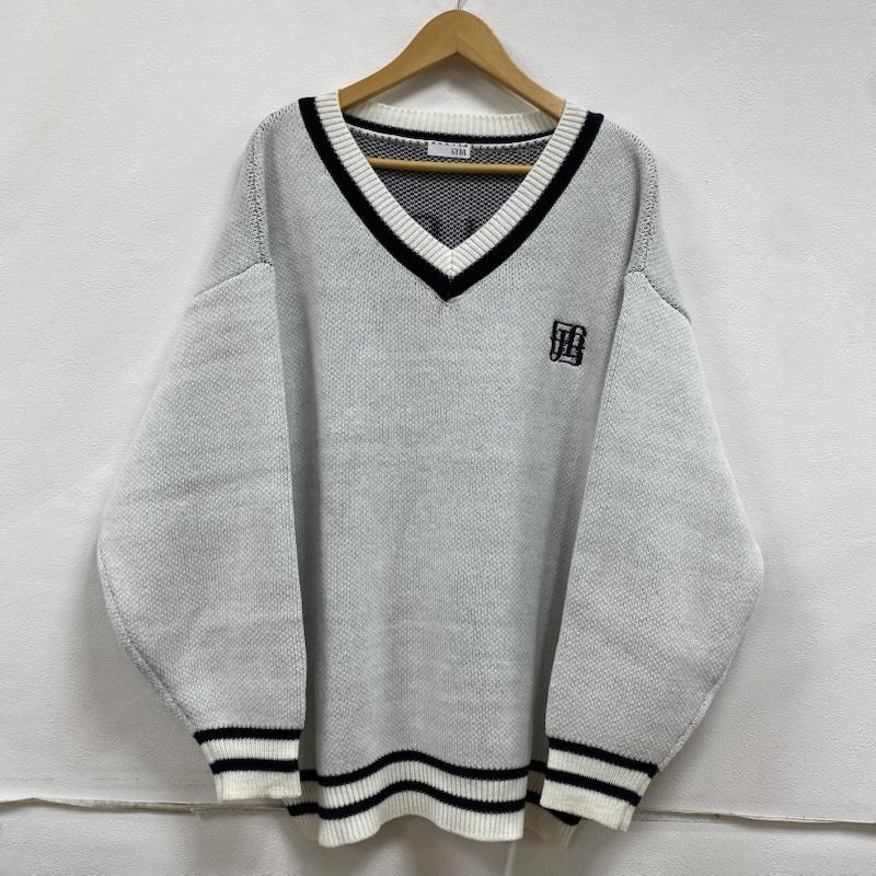 ジェイダ GYDA ニット、セーター 長袖 BETTY BOOP コラボ Vネック LOOSE ニット セーター リブライン 072452634701-01 FREE ロゴ、文字 X キャラクター 白 / ホワイト / white X 黒 / ブラック / black レディース USED 古着 中古 50129751