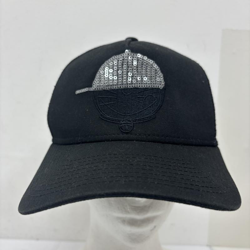 ニューエラ NEW ERA 帽子 キャップ キャップ ドラえもん コラボ 9FORTY スパンコール スナップバック ゴルフ New Era GOLF - 黒 / ブラック / black メンズ USED 古着 中古 50129785