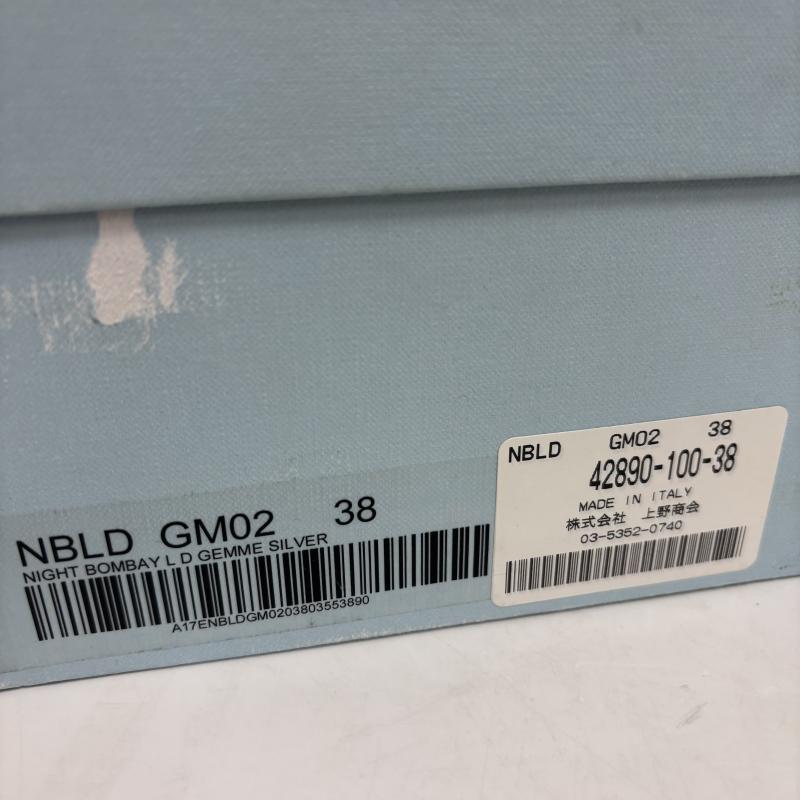 フィリップモデル PHILIPPE MODEL スニーカー スニーカー スニーカー シルバー ドレス NBLD GM02 size 38 - 銀 / シルバー / silver color レディース USED 古着 中古 50129789