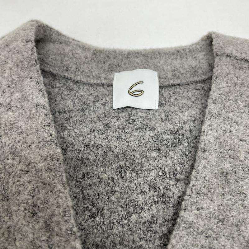 ロク 6BEAUTY&YOUTH ワンピース・ドレス・オールインワン ワンピース・ドレス・オールインワン UNITED ARROWS オールインワン ウール 長袖 ニット 前開きボタン ジップフライ 8626-241-0366 36 無地 灰 / グレー / gray レディース USED 古着 中古 50129840