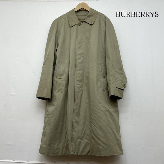 バーバリーズ BURBERRYS コート コート一般 ステンカラーコート ジャケット ボタン ライナー付き ノバチェック サイズ92 170 - 無地 X チェック ベージュ / ベージュ / beige メンズ USED 古着 中古 50129891