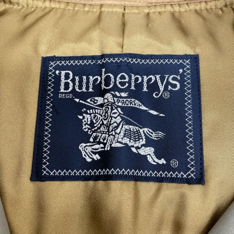 バーバリーズ BURBERRYS コート コート一般 ステンカラーコート ジャケット ボタン ライナー付き ノバチェック サイズ92 170 - 無地 X チェック ベージュ / ベージュ / beige メンズ USED 古着 中古 50129891