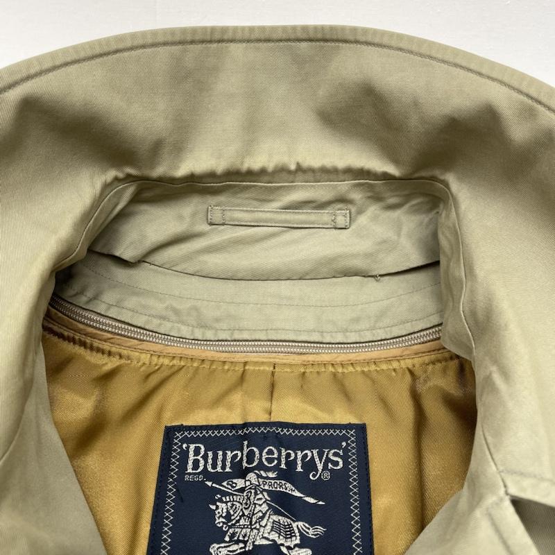 バーバリーズ BURBERRYS コート コート一般 ステンカラーコート ジャケット ボタン ライナー付き ノバチェック サイズ92 170 - 無地 X チェック ベージュ / ベージュ / beige メンズ USED 古着 中古 50129891