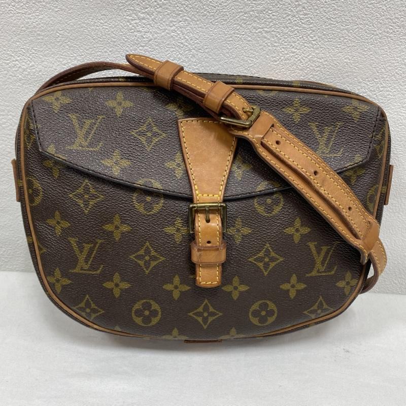 ルイヴィトン LOUIS VUITTON ショルダーバッグ ショルダーバッグ オールド 80 s ジュヌフィーユ M51226 モノグラム キャンバス レザー ショルダーバッグ 斜め掛け ECLAIRジッパー - 総柄 X ロゴ、文字 茶 / ブラウン / brown レディース USED 古着 中古 50129902