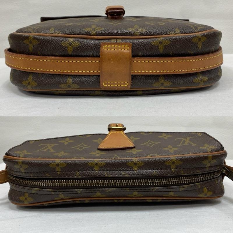 ルイヴィトン LOUIS VUITTON ショルダーバッグ ショルダーバッグ オールド 80 s ジュヌフィーユ M51226 モノグラム キャンバス レザー ショルダーバッグ 斜め掛け ECLAIRジッパー - 総柄 X ロゴ、文字 茶 / ブラウン / brown レディース USED 古着 中古 50129902