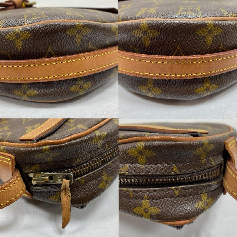 ルイヴィトン LOUIS VUITTON ショルダーバッグ ショルダーバッグ オールド 80 s ジュヌフィーユ M51226 モノグラム キャンバス レザー ショルダーバッグ 斜め掛け ECLAIRジッパー - 総柄 X ロゴ、文字 茶 / ブラウン / brown レディース USED 古着 中古 50129902
