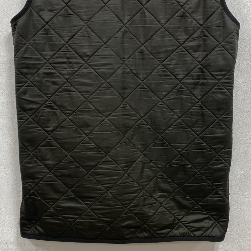 バーブァー Barbour ベスト ベスト POLAR QUILTS ポーラーキルト キルティング ベスト 裏フリース ジップアップ D219 XS ワンポイント X ロゴ、文字 X 刺繍 カーキオリーブ / カーキオリーブ / X オリーブグリーン / オリーブグリーン / メンズ USED 古着 中古 50129904