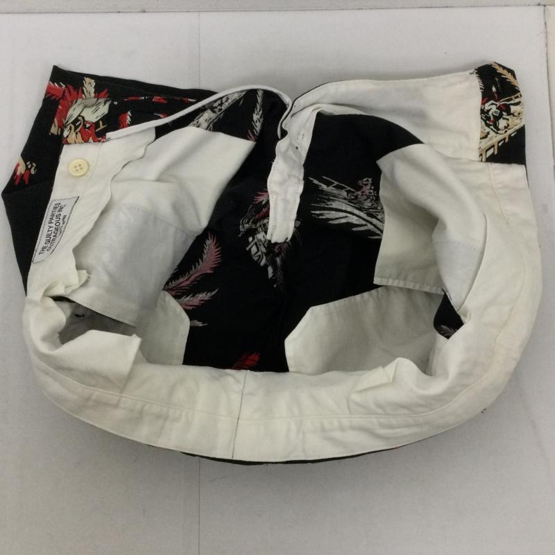 ワコマリア WACKO MARIA パンツ ショートパンツ ホースレース アロハ ショートパンツ M 黒 / ブラック / black メンズ USED 古着 中古 50129974