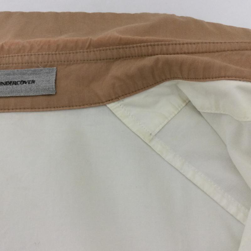 アンダーカバー UNDERCOVER シャツ、ブラウス 長袖 ハート心臓レース刺繍シャツ L 1406 2 2 白 / ホワイト / white X ベージュ / ベージュ / beige レディース USED 古着 中古 50129976