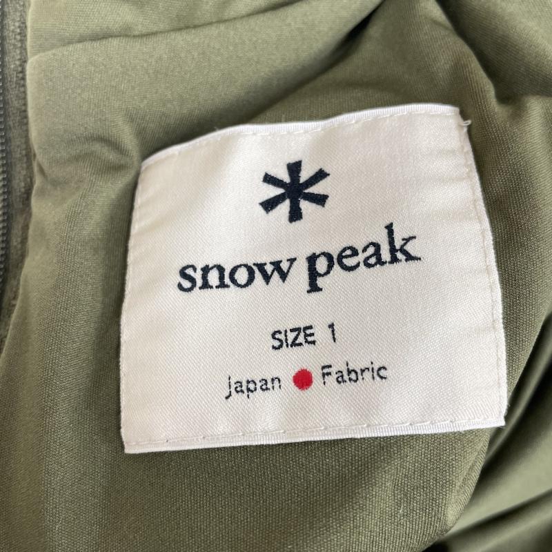 スノーピーク Snow Peak ワンピース ミニスカート 19AW ワンピース フレキシブル インサレーションシュラウド 中綿 ハイネック ミニ ワンピース SW-19AW011 1 無地 カーキ / カーキ / khaki レディース USED 古着 中古 50130000