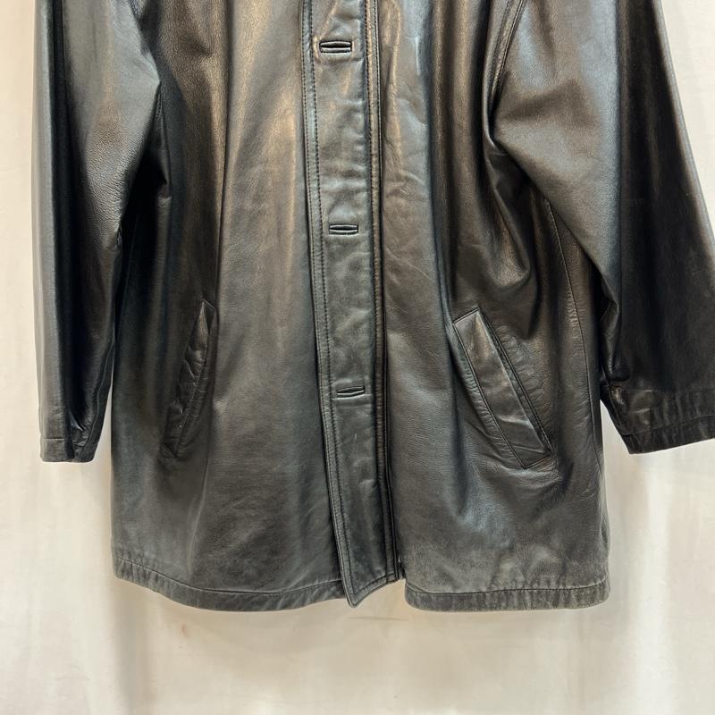 ウインドアーマー WIND ARMOR ジャケット、上着 レザージャケット ラムレザージャケット カーコート M 黒 / ブラック / black メンズ USED 古着 中古 50130022