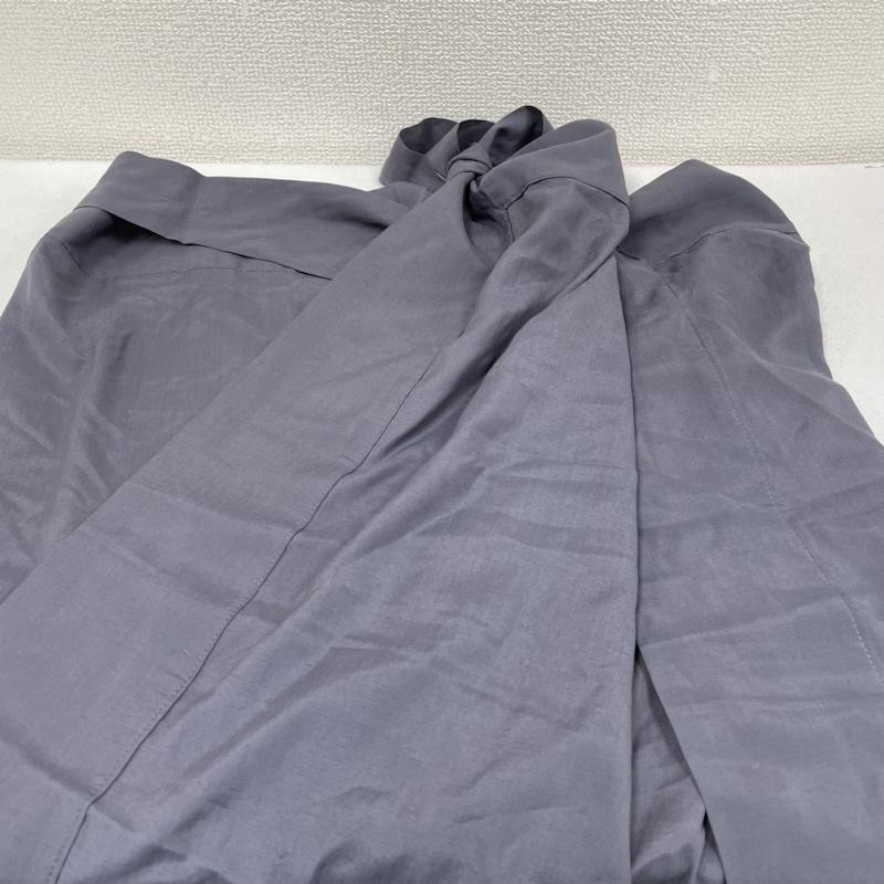 イッセイミヤケ ISSEY MIYAKE スカート ロングスカート 90s Vintage ISSEY MIYAKE 巻き ラップ スカート 無地 リボン ウエスト紐 日本製 M 無地 灰 / グレー / gray レディース USED 古着 中古 50130063