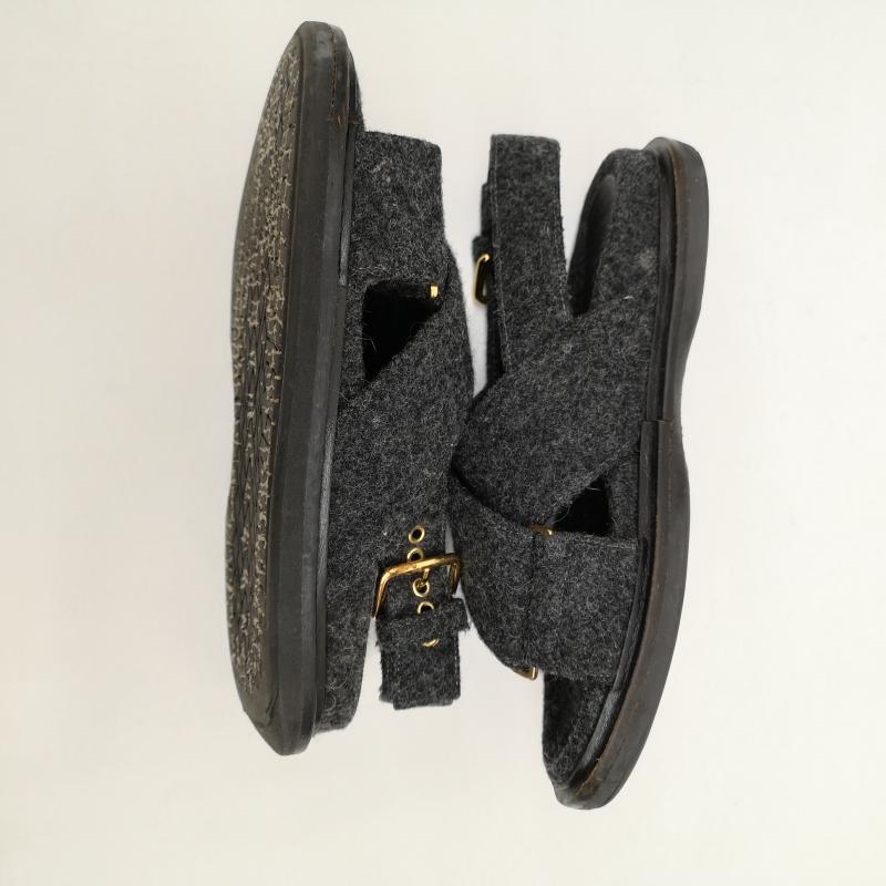 マルニ MARNI サンダル サンダル フスベット フェルト サンダル 36 23.5cm チャコールグレー / チャコールグレー / レディース USED 古着 中古 50130091