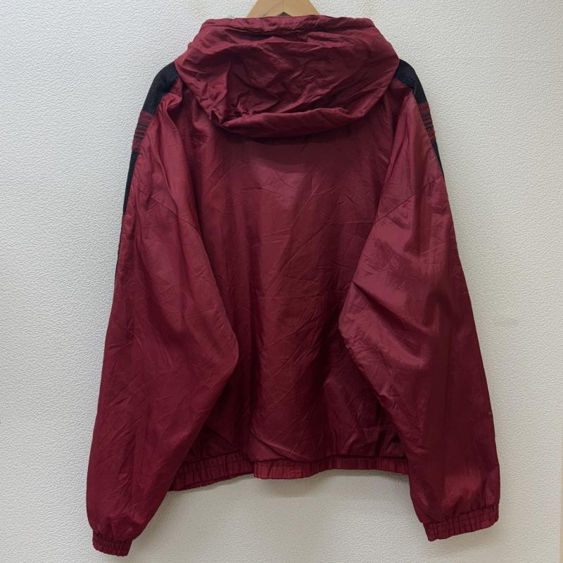 古着 USED ジャケット、上着 ジャンパー、ブルゾン FANS GEAR NFL Tampa Bay Buccaneers タンパベイ バッカニアーズ ロゴ ナイロン フード ジャケット 赤 黒 レッド ブラック - 赤 / レッド / red メンズ USED 古着 中古 50130106