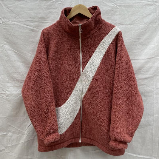 ナイキ NIKE ジャケット、上着 ジャンパー、ブルゾン CI8938-897 SWOOSH SHERPA ナイキ スウッシュ シェルパ フリースジャケット RED リバーシブルジャケット S 赤 / レッド / red レディース USED 古着 中古 50130157