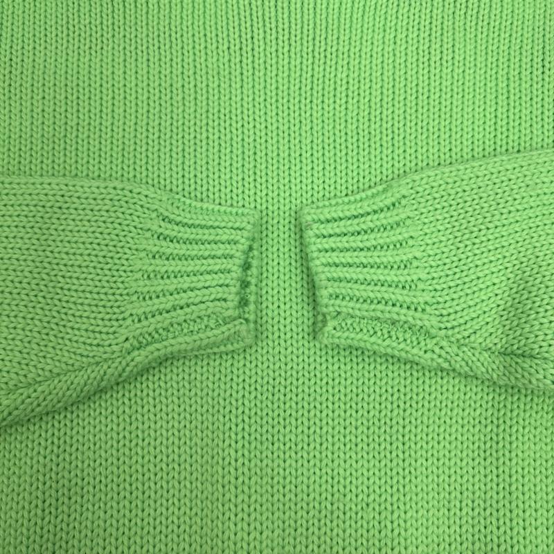 ダブルタップス WTAPS ニット、セーター 長袖 23AW バック ロゴ クルーネック ニット セーター 232MADT-KNM04 2 薄緑 / ライトグリーン / メンズ USED 古着 中古 50130163