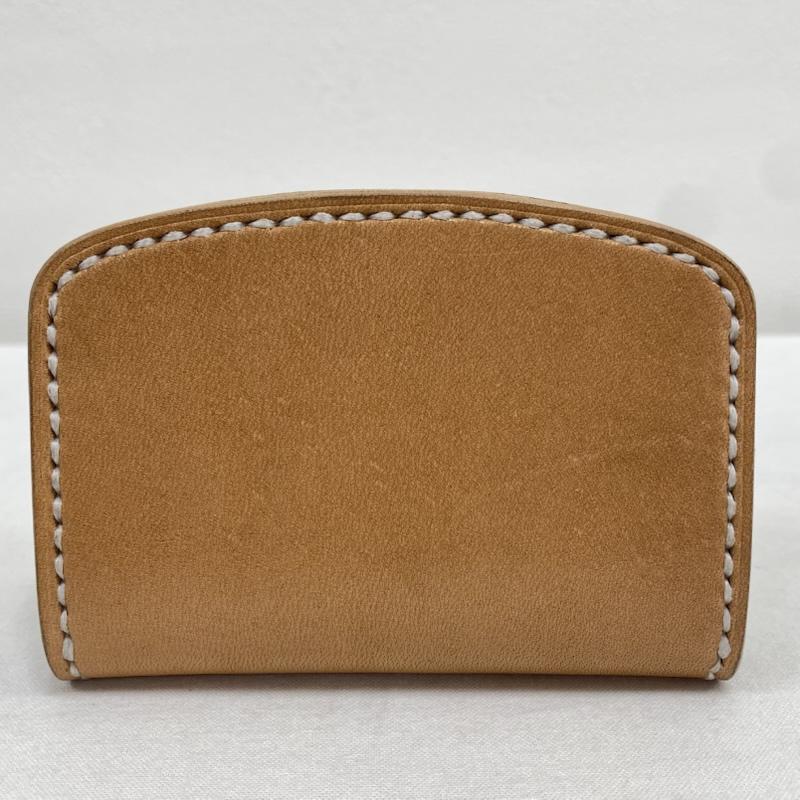 古着 USED カードケース カードケース レザー カードケース パスケース 二つ折り スナップ 無地 ベージュ / ベージュ / beige メンズ USED 古着 中古 50130222