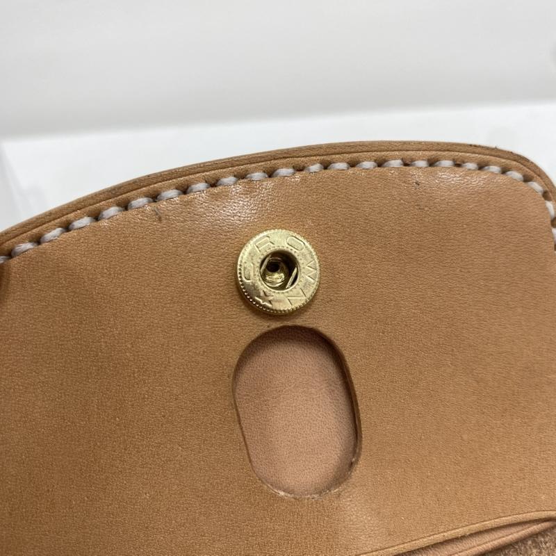 古着 USED カードケース カードケース レザー カードケース パスケース 二つ折り スナップ 無地 ベージュ / ベージュ / beige メンズ USED 古着 中古 50130222