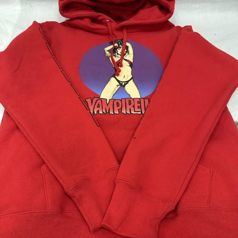 シュプリーム Supreme パーカー 長袖 17ss Vampirella Hooded Sweatshirt ヴァンパイア プルオーバー スウェット パーカー フーディー S 赤 / レッド / red メンズ USED 古着 中古 50130241
