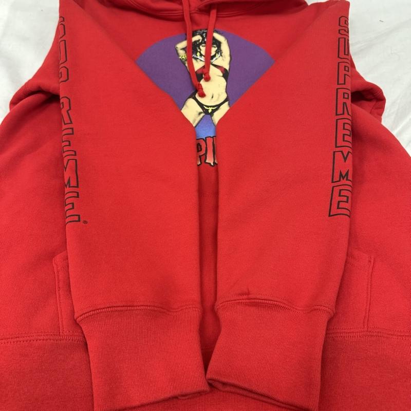 シュプリーム Supreme パーカー 長袖 17ss Vampirella Hooded Sweatshirt ヴァンパイア プルオーバー スウェット パーカー フーディー S 赤 / レッド / red メンズ USED 古着 中古 50130241