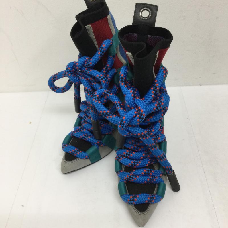 ディーゼル DIESEL ブーツ ショートブーツ DIESEL ソックスブーツ　マルチカラー　ハイヒール　ヒールブーツ - マルチカラー / マルチカラー / multicolor レディース USED 古着 中古 50130248