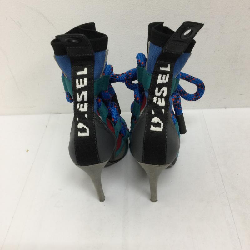 ディーゼル DIESEL ブーツ ショートブーツ DIESEL ソックスブーツ　マルチカラー　ハイヒール　ヒールブーツ - マルチカラー / マルチカラー / multicolor レディース USED 古着 中古 50130248