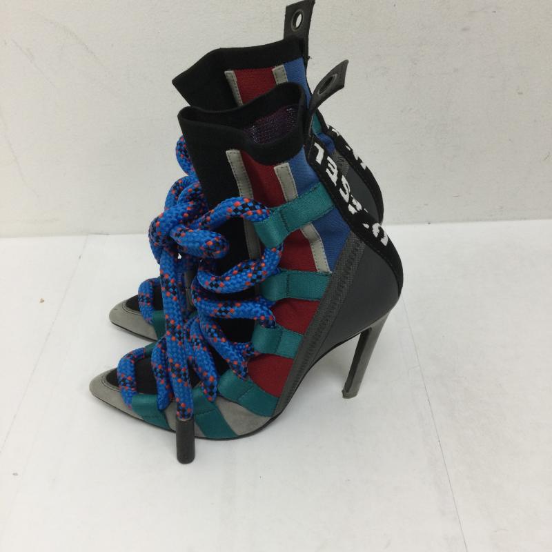 ディーゼル DIESEL ブーツ ショートブーツ DIESEL ソックスブーツ　マルチカラー　ハイヒール　ヒールブーツ - マルチカラー / マルチカラー / multicolor レディース USED 古着 中古 50130248