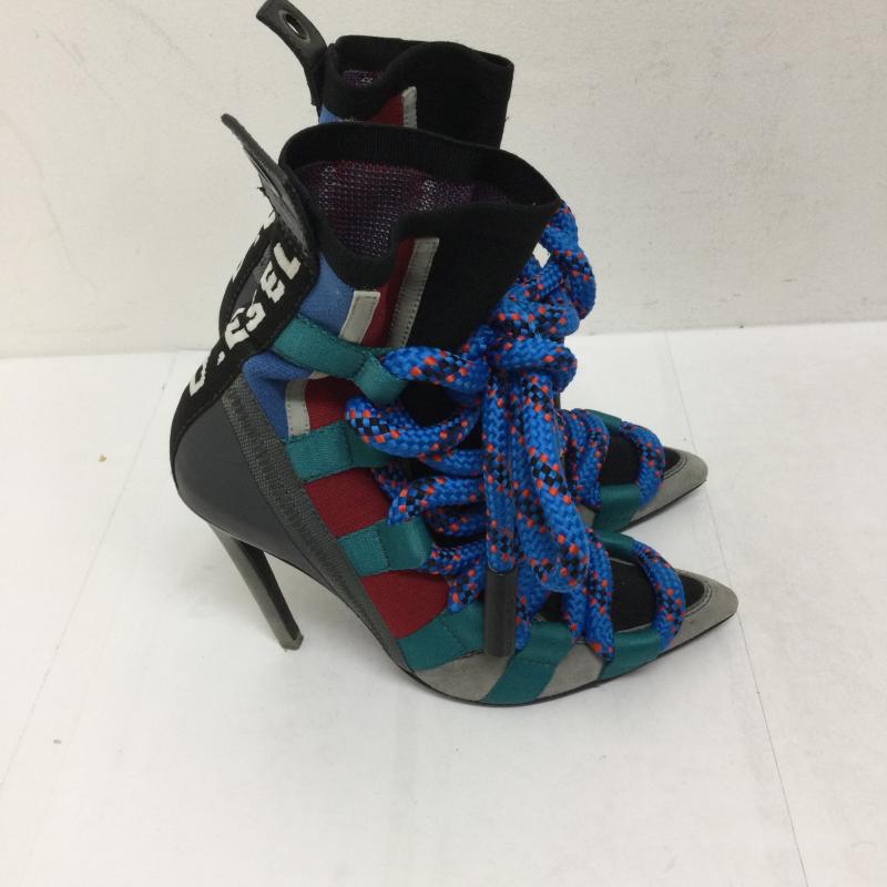 ディーゼル DIESEL ブーツ ショートブーツ DIESEL ソックスブーツ　マルチカラー　ハイヒール　ヒールブーツ - マルチカラー / マルチカラー / multicolor レディース USED 古着 中古 50130248