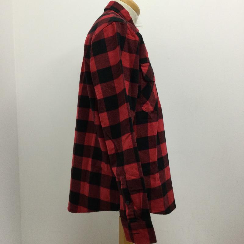 カーハート Carhartt シャツ、ブラウス 長袖 Carhartt FRANCIS SHIRT プルオーバー　ハーフジップ　チェックシャツ M チェック 赤 / レッド / red メンズ USED 古着 中古 50130310