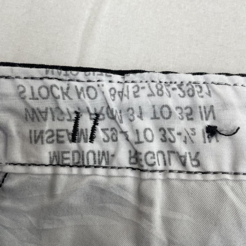 古着 USED パンツ ワークパンツ、ペインターパンツ US.ARMY M-65 カーゴ パンツ ワーク DSA108-74-C-0084 M 無地 黒 / ブラック / black メンズ USED 古着 中古 50130387