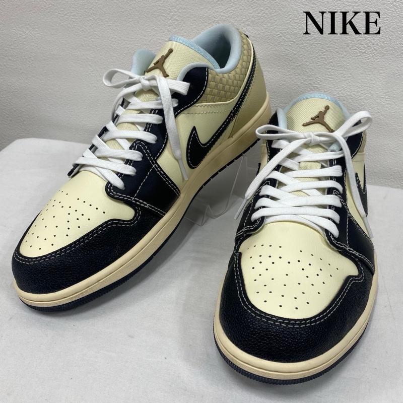 ナイキ NIKE スニーカー スニーカー AIR JORDAN 1 RETRO LOW SE エアジョーダン 24AW ココナッツミルク グレイシャーブルー HQ3437-101 30.0cm メンズ USED 古着 中古 50130408
