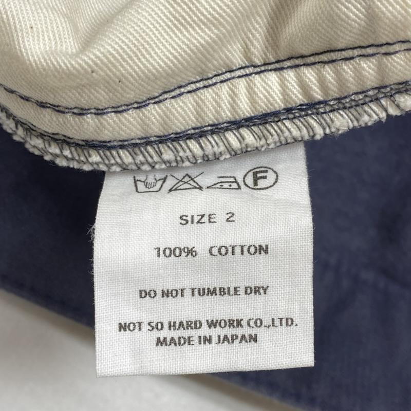 ティーエスエス TS(S) パンツ チノパン 5ポケット ルーズ ストレート ワークパンツ 2 紺 / ネイビー / navy メンズ USED 古着 中古 50130421